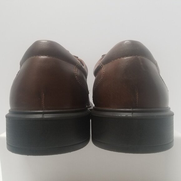 Ecco Men's 'Helsinki' Bike Toe Lace Dress Shoe in Cocoa Brown - Picture 8 of 14